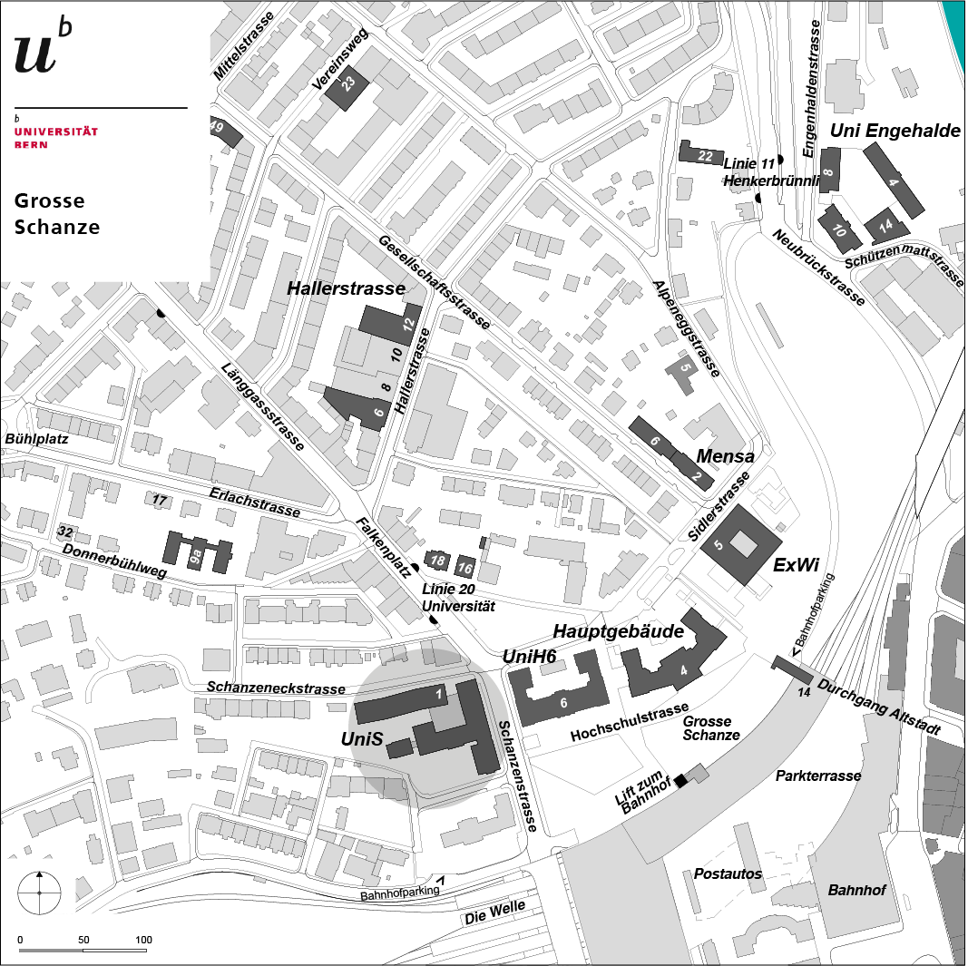 Anfahrtsplan UniS